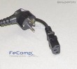 Kaltger�tekabel / Netzkabel mit Schuko-Stecker